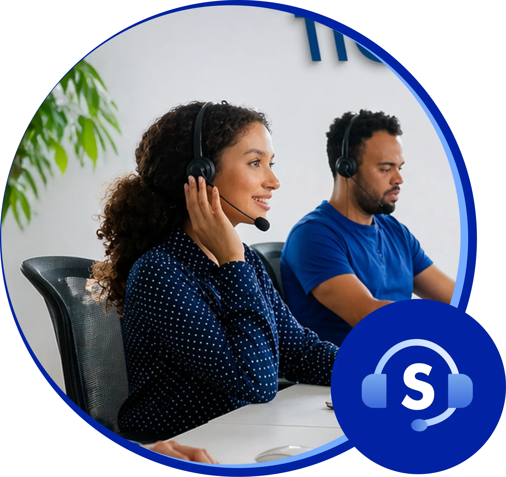 Equipe de suporte Safesoft atendendo clientes